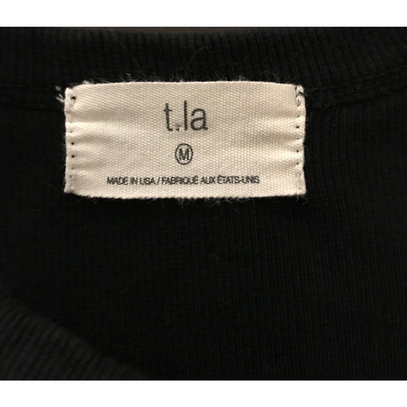 Anthropologie t.la Black Layered Tank Dress - Size Medium - Picture 7 of 9